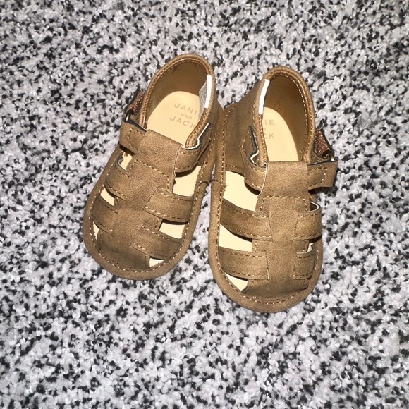 Janie and Jack baby fisherman sandals 0-3months - Picture 1 of 6